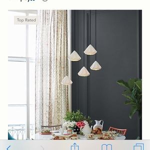 Anthropologie Wakefield Curtain 50x96 Taupe